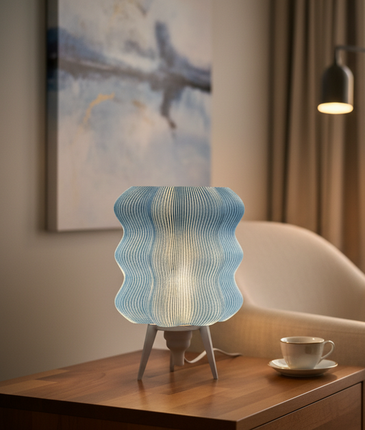 Aqua Wave Sculpted Ambient Lamp
