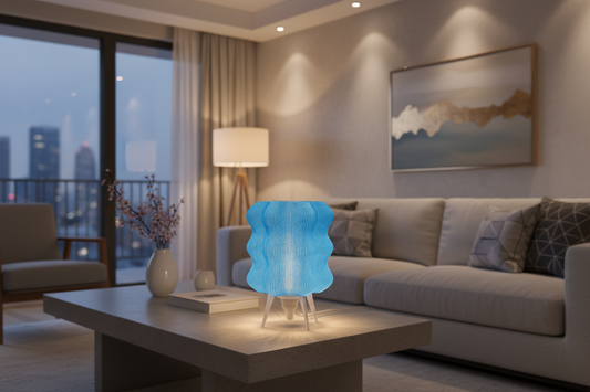 Aqua Wave Sculpted Ambient Lamp
