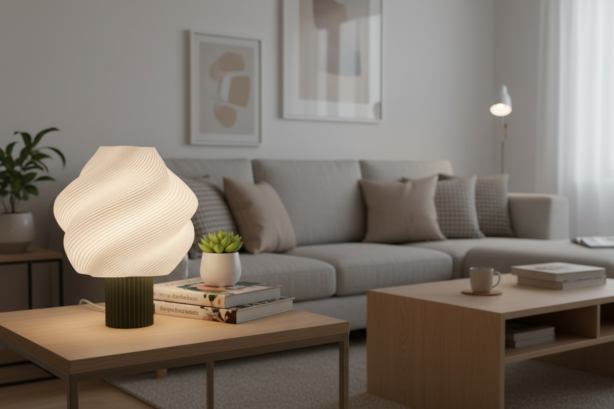 Lamp in living room lifestyle