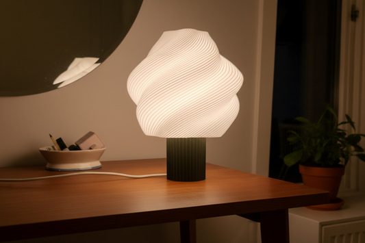 Soft Swirl Table Lamp
