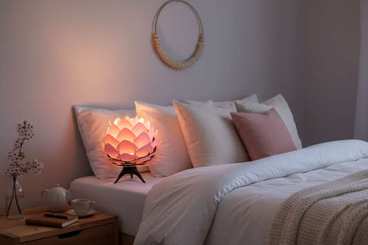 Sakura Lotus Bloom Lamp - Bedroom