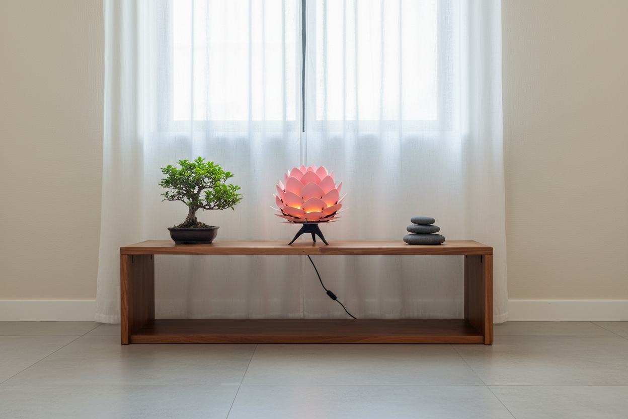 Sakura Lotus Bloom Lamp - Zen Interior