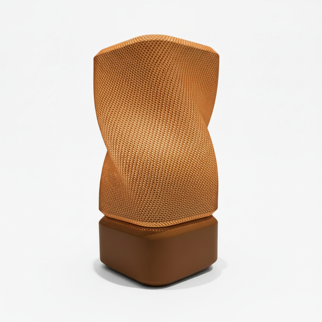 Twisted lamp studio clean